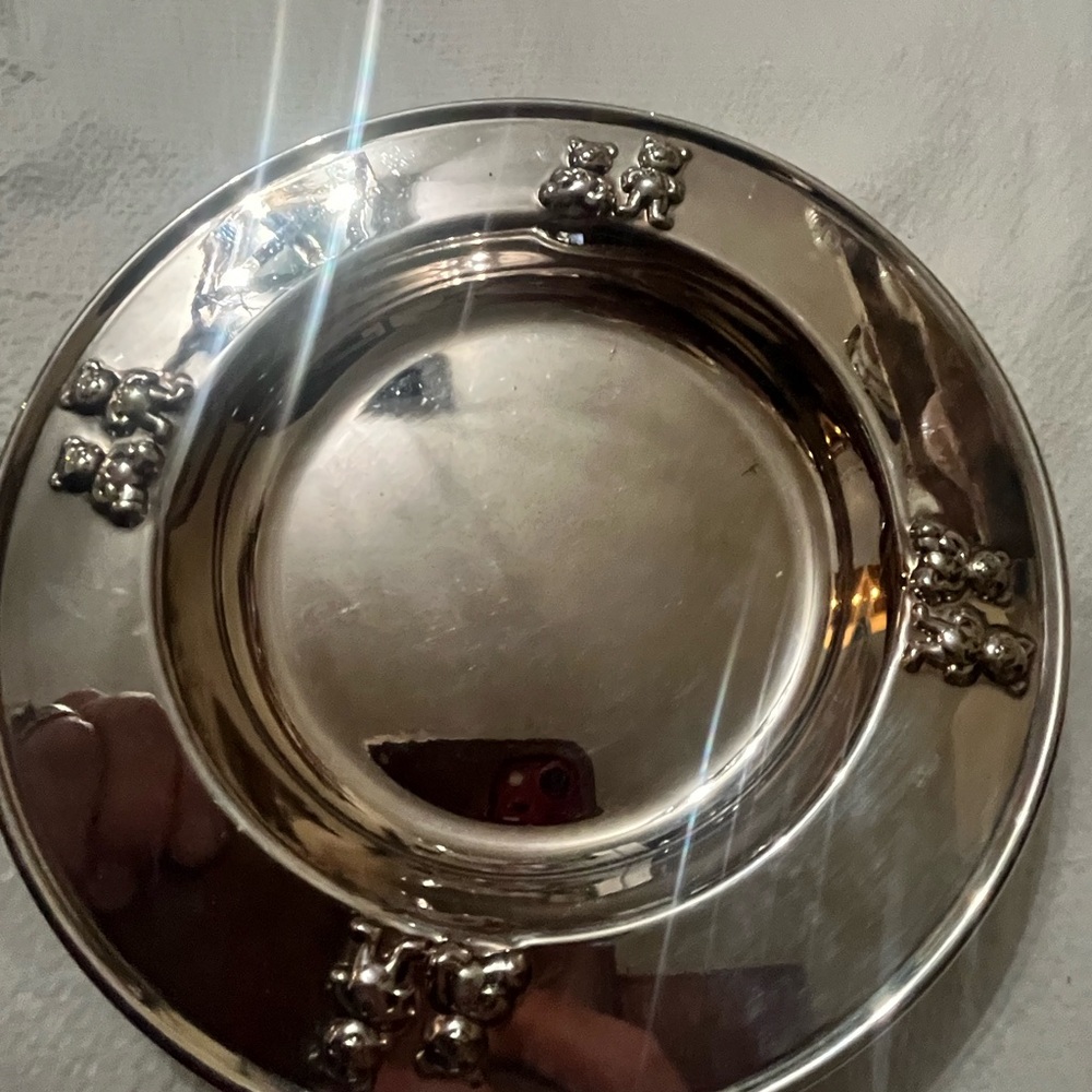 Godinger Silver Plated Childs Plate.